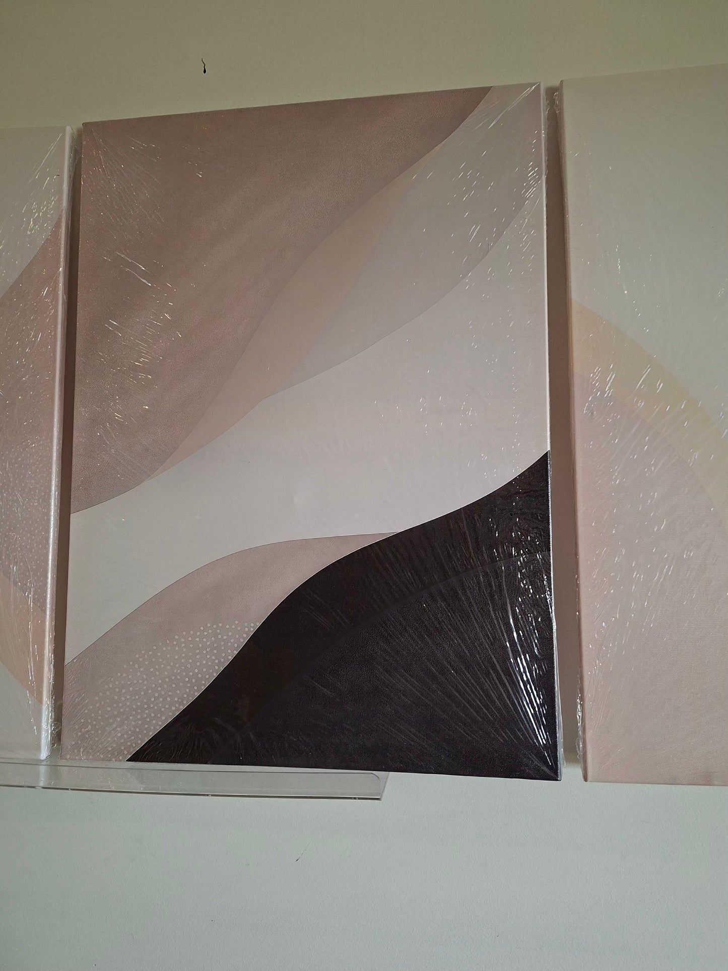 Modern Gradient Abstract Canvas Wall Art Set