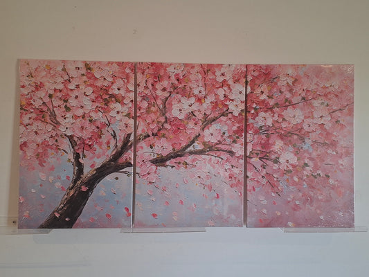 Cherry Blossom Canvas Wall Art Set