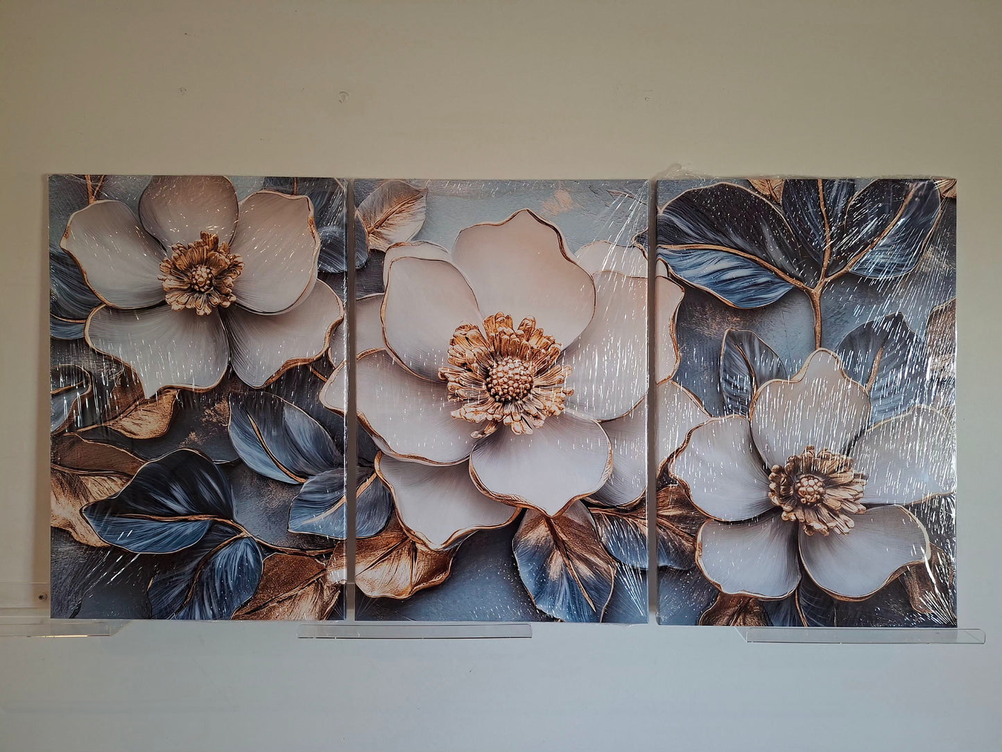 Luxury Floral Canvas Wall Art Set