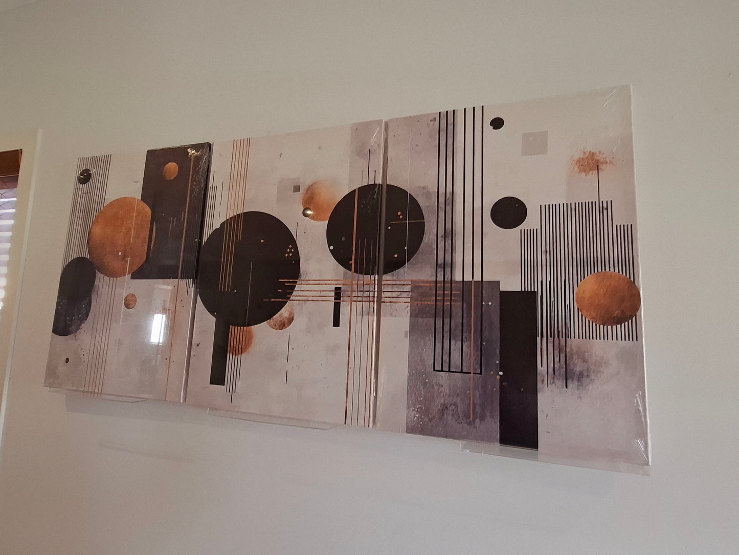 Elegant Abstract Geometric Canvas Print Wall Art