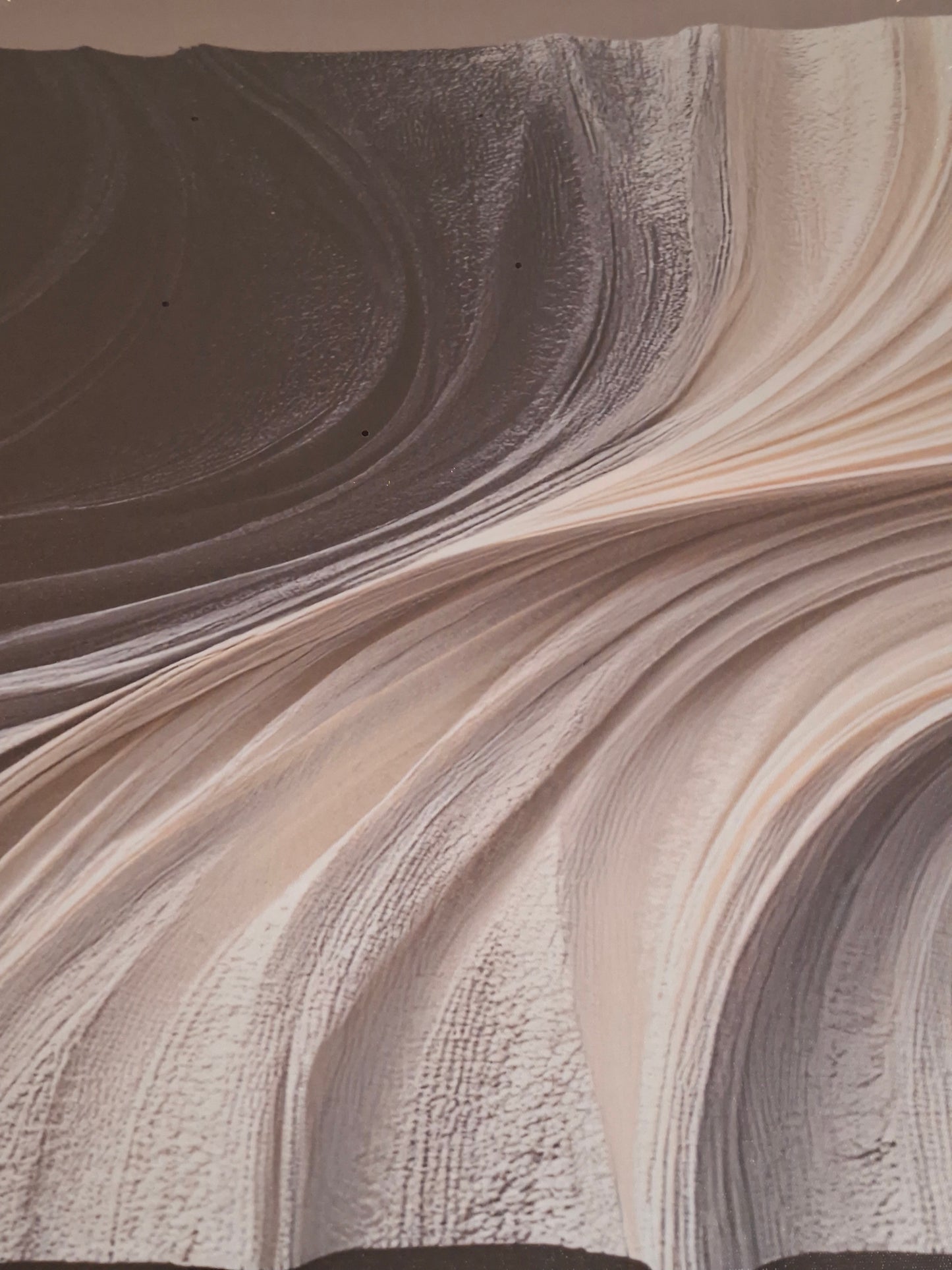 Monochrome Wave Texture Look Wall Art Set