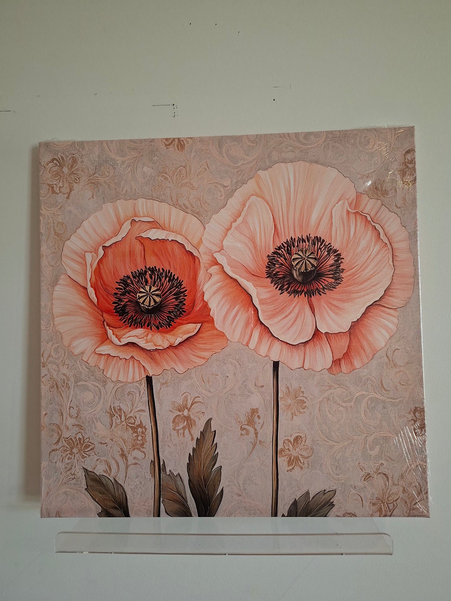 Romantic Floral Canvas Wall Art Set