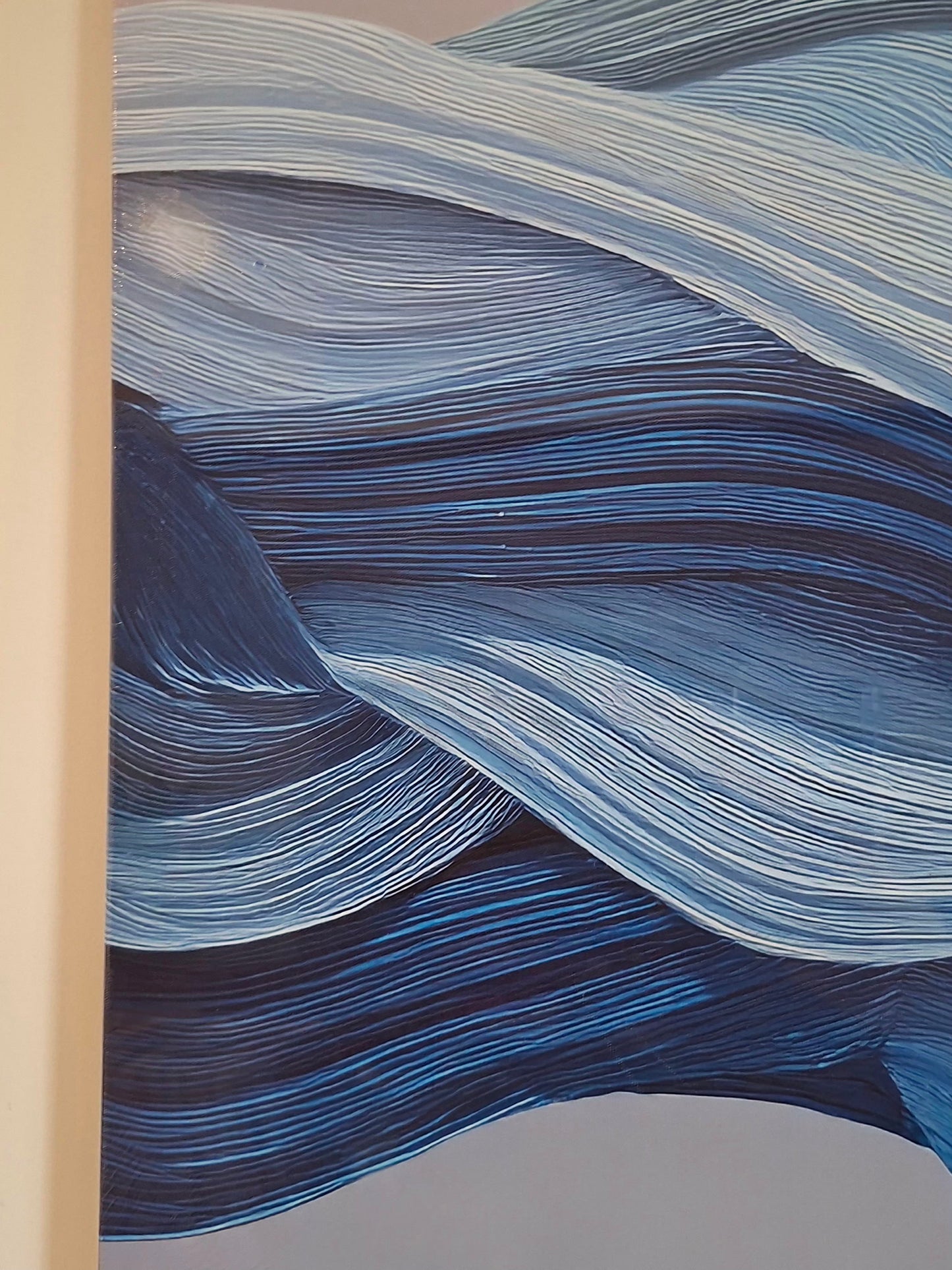 Modern Abstract Wave Canvas Wall Art - 1pc
