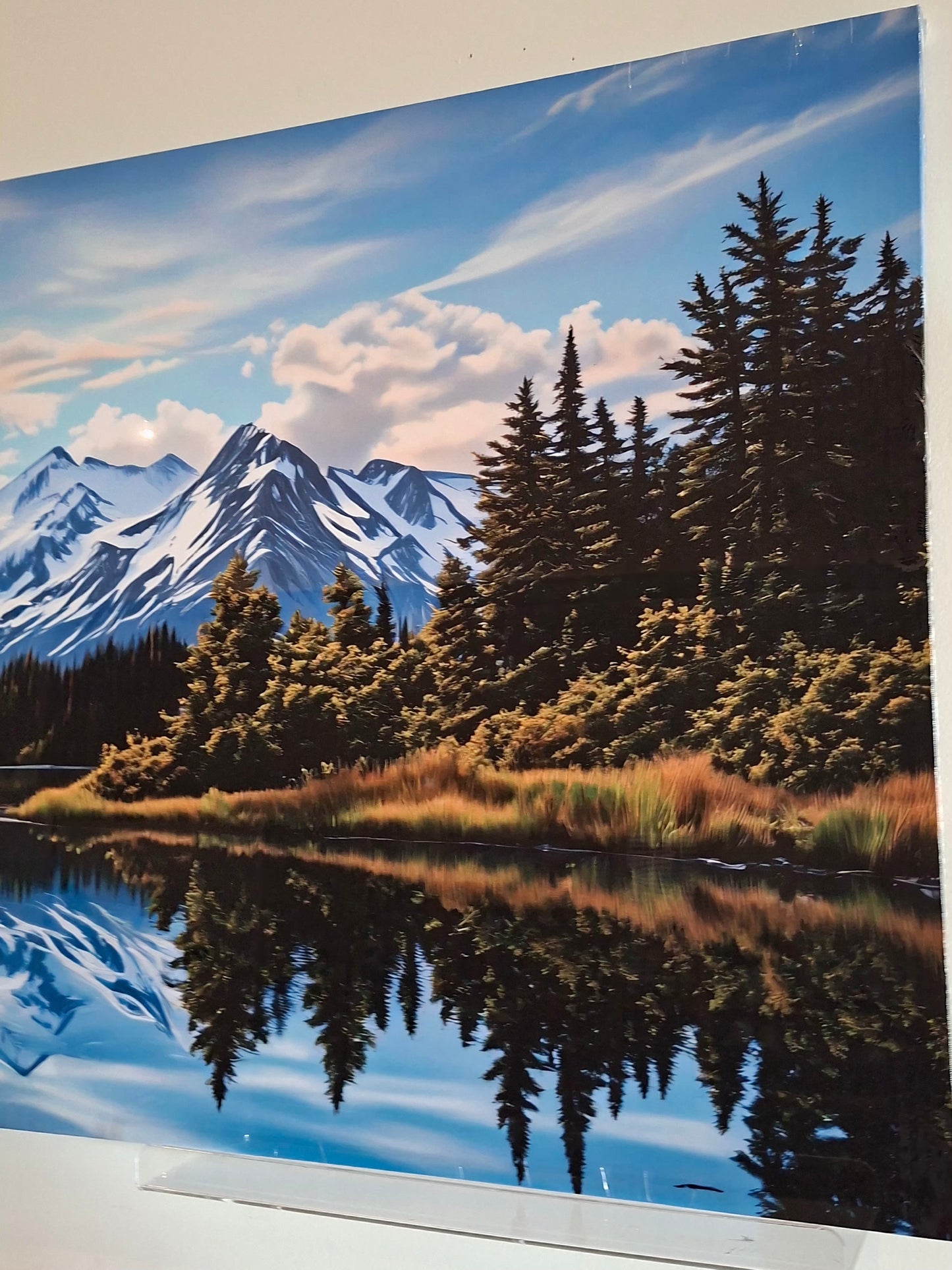 Mountain Lake Landscape Canvas Wall Art Set – Serene Nature Décor