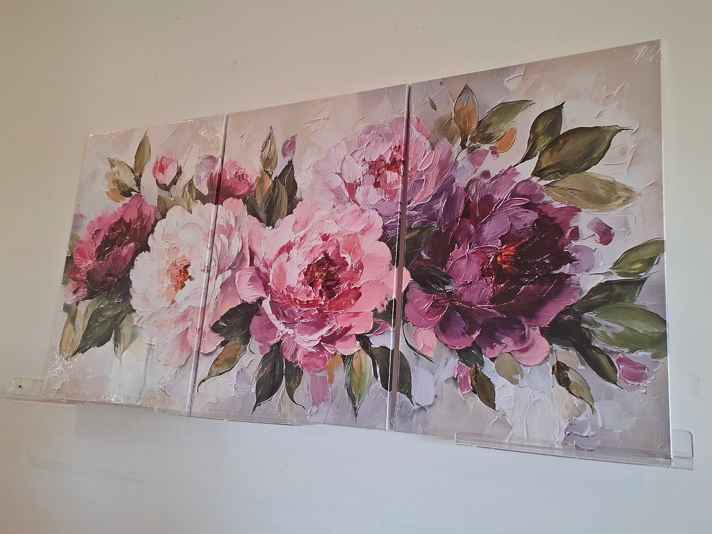 Elegant Floral Canvas Wall Art Set