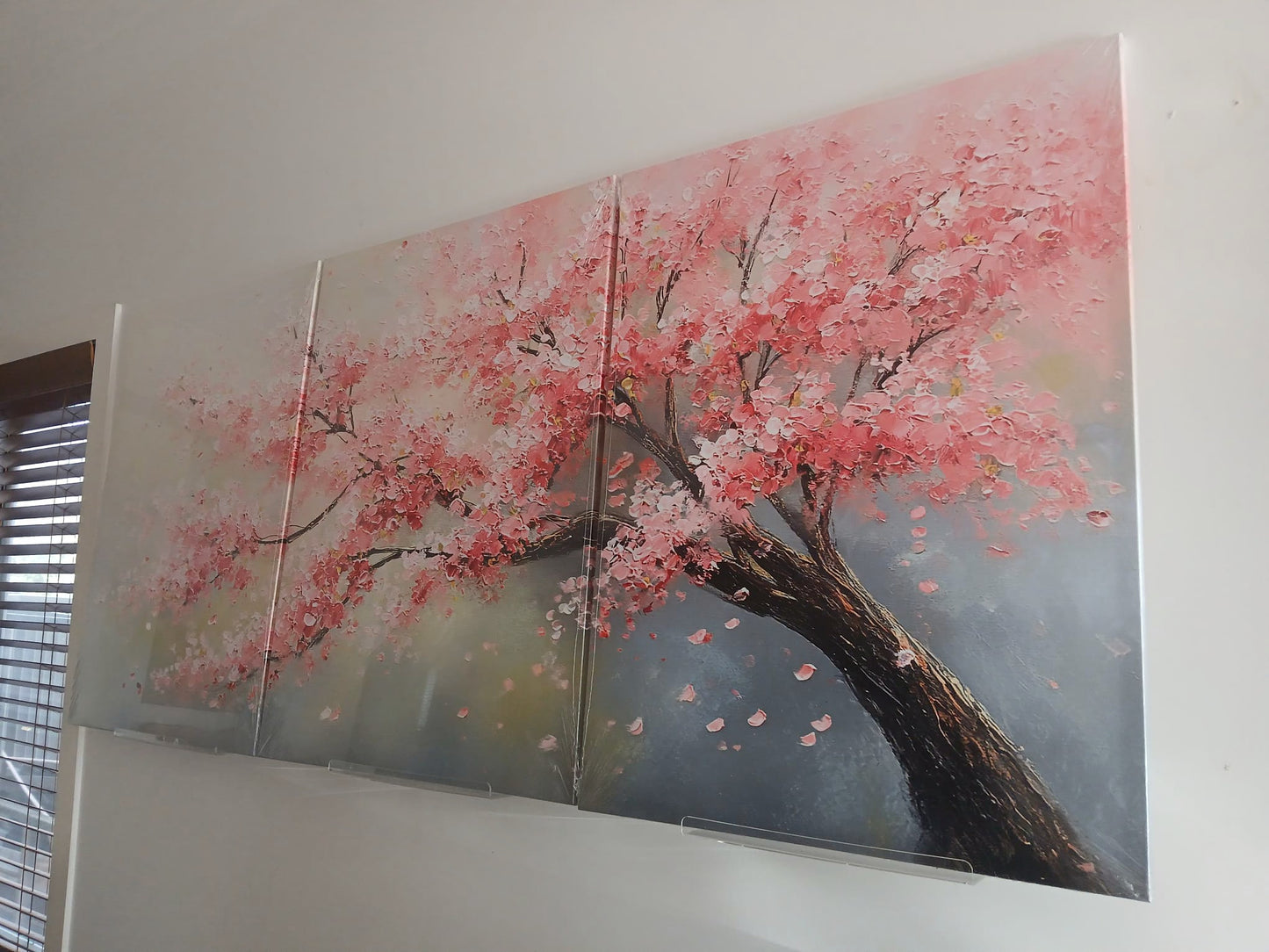 Romantic Spring Floral Cherry Blossom Wall Art Set