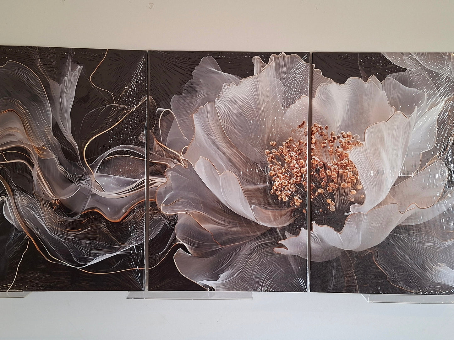 Elegant Bloom Canvas Wall Art Set