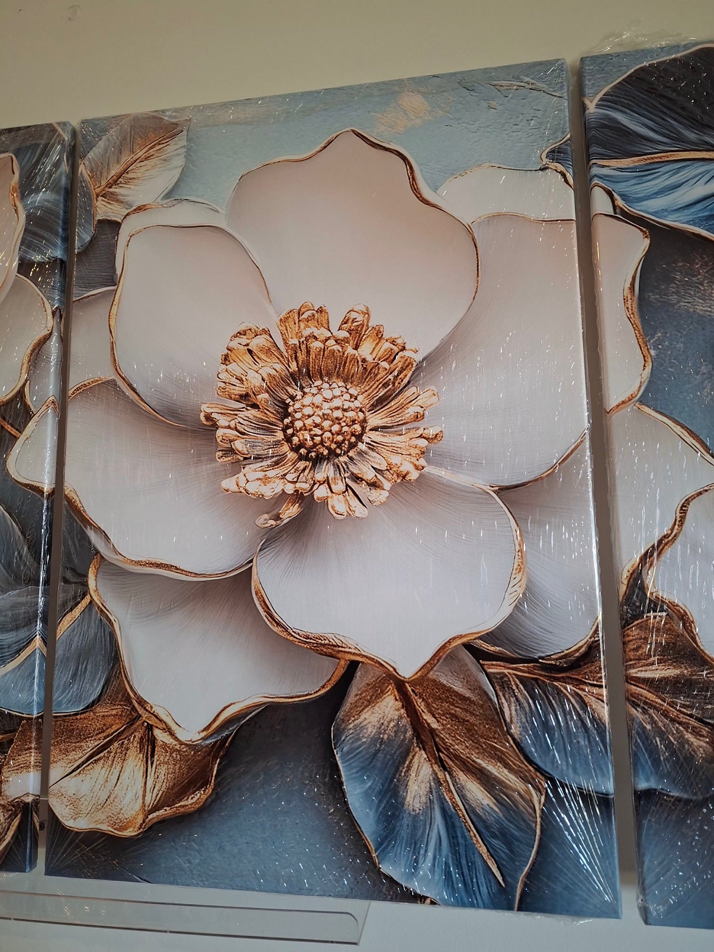Luxury Floral Canvas Wall Art Set