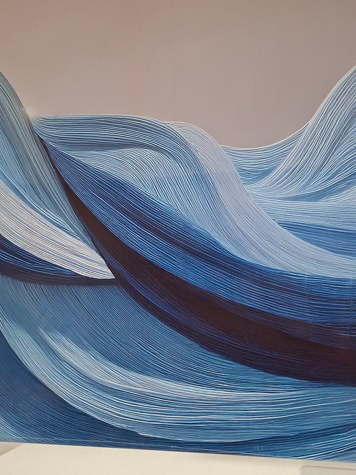 Modern Abstract Wave Canvas Wall Art - 1pc
