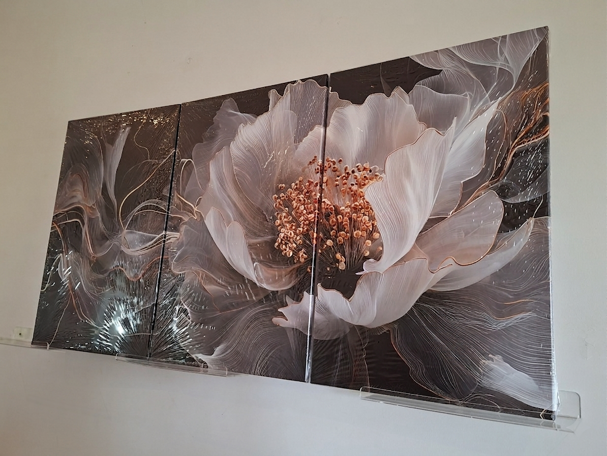 Elegant Bloom Canvas Wall Art Set