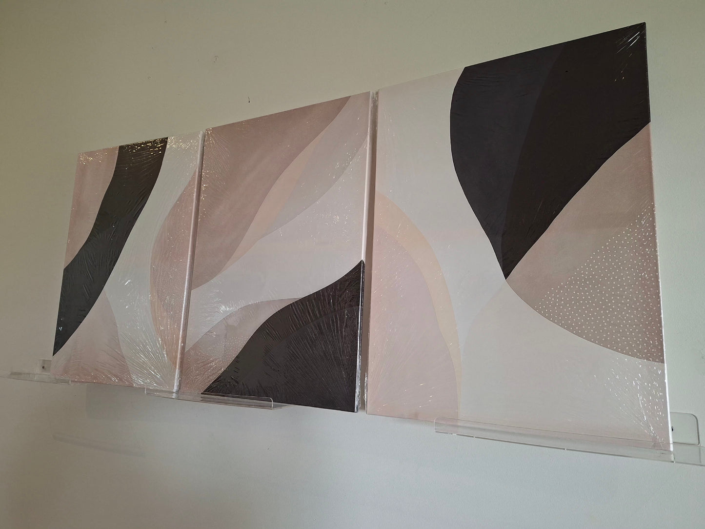 Modern Gradient Abstract Canvas Wall Art Set