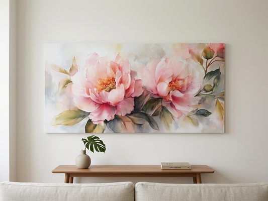 1pc - Elegant Blossom Canvas Wall Art