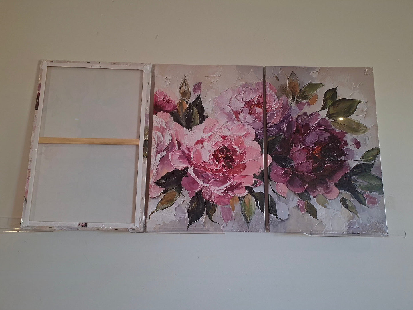 Elegant Floral Canvas Wall Art Set