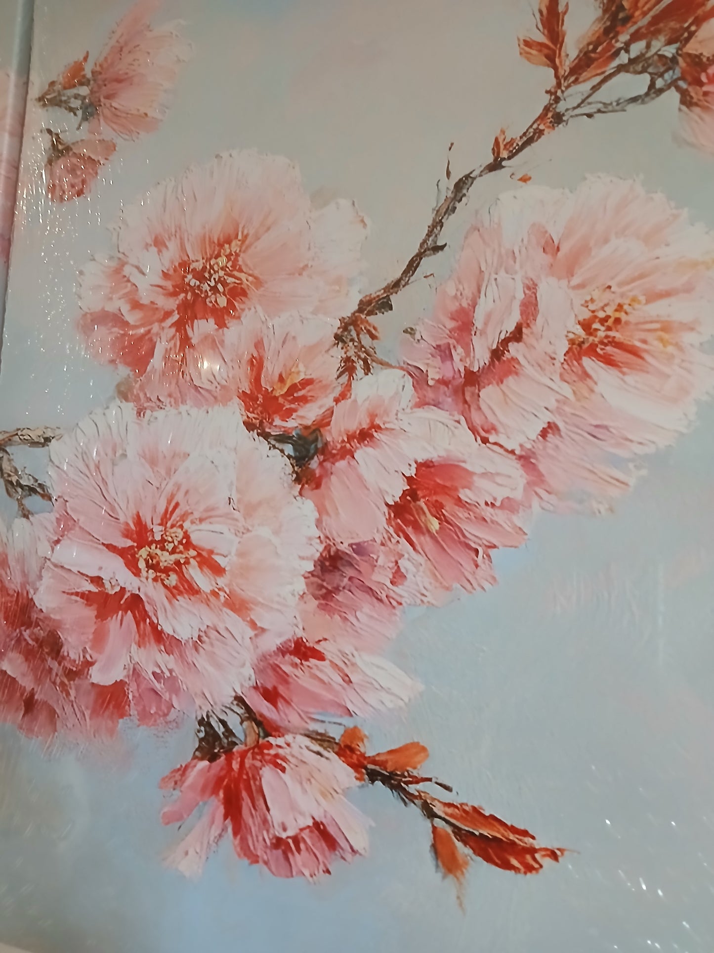 Cherry Blossom Canvas Print Wall Art 3pcs Set