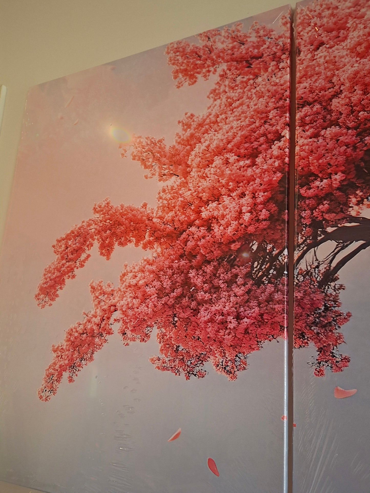 Cherry Blossom Tree Wall Art Set