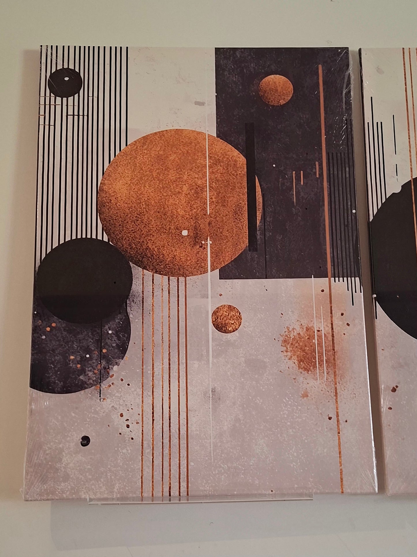 Elegant Abstract Geometric Canvas Print Wall Art