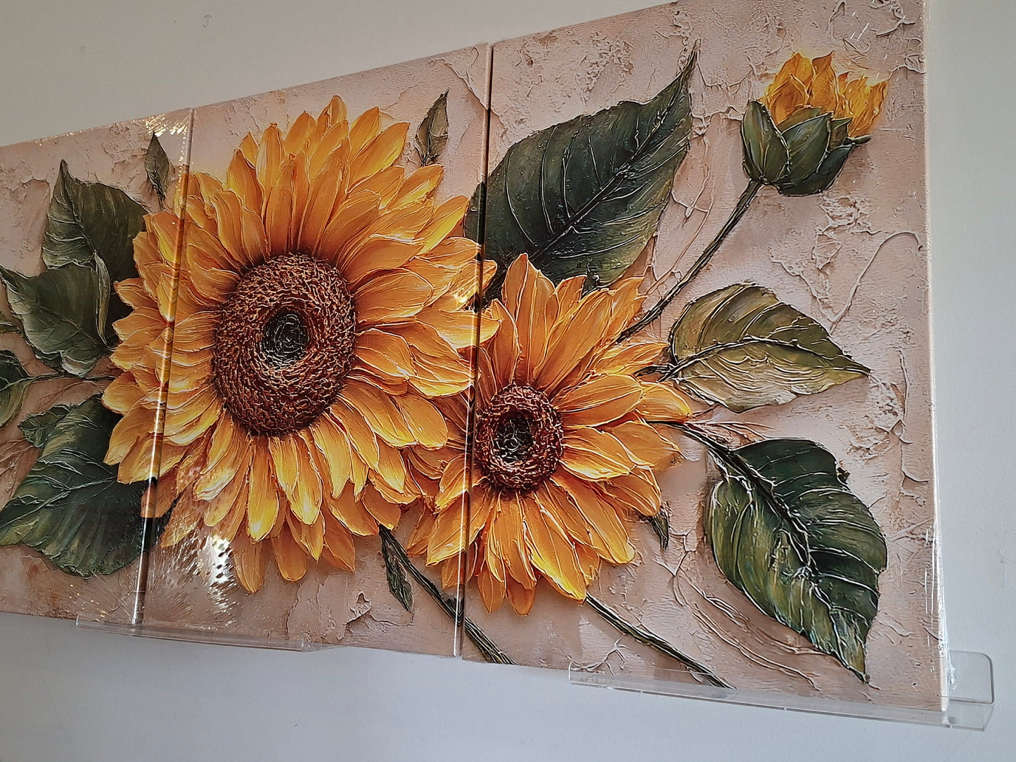 Sunflower Canvas Wall Art Set