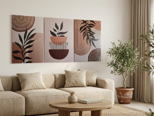 Abstract Geometric Canvas Print Wall Art