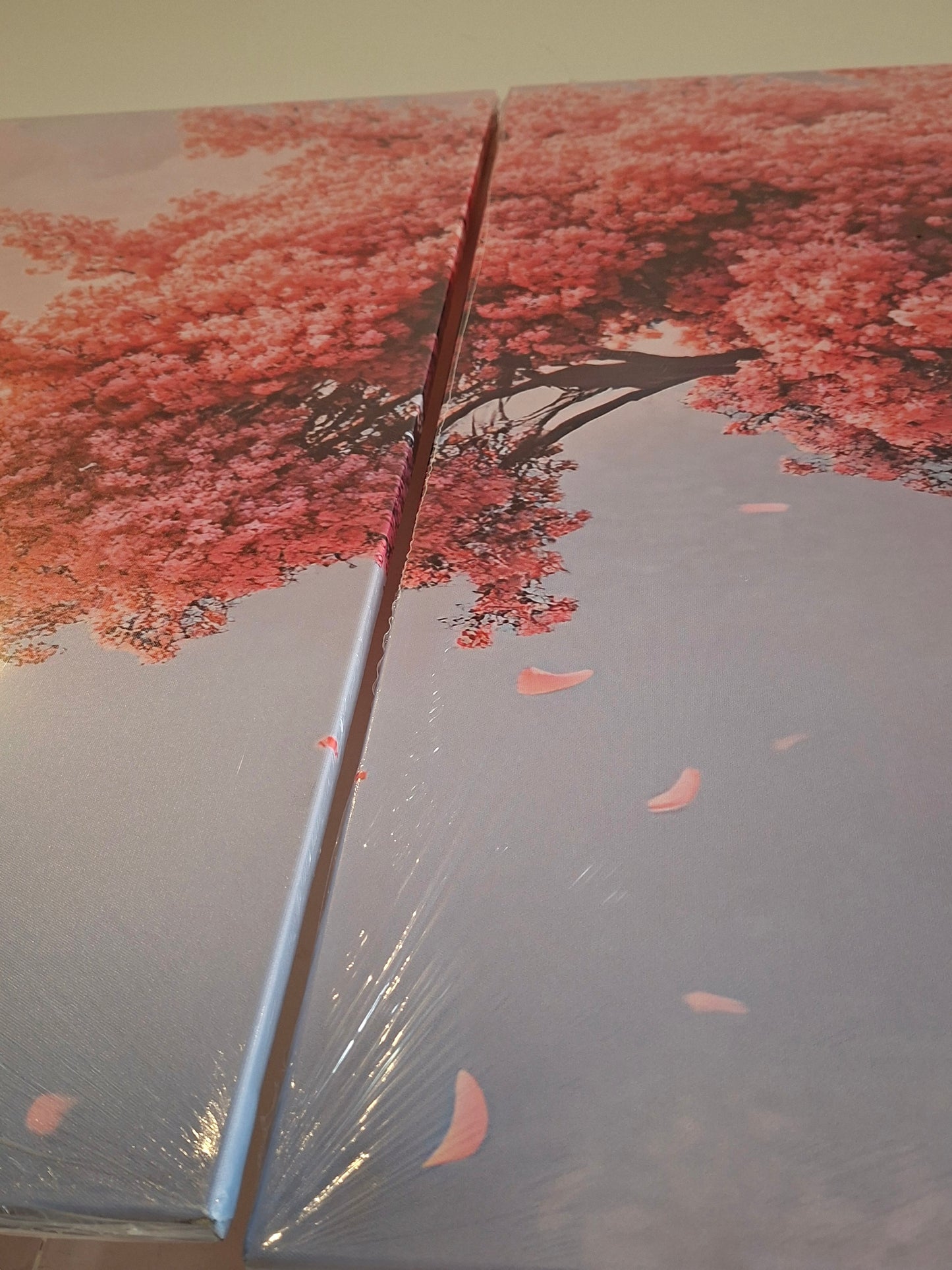 Cherry Blossom Tree Wall Art Set