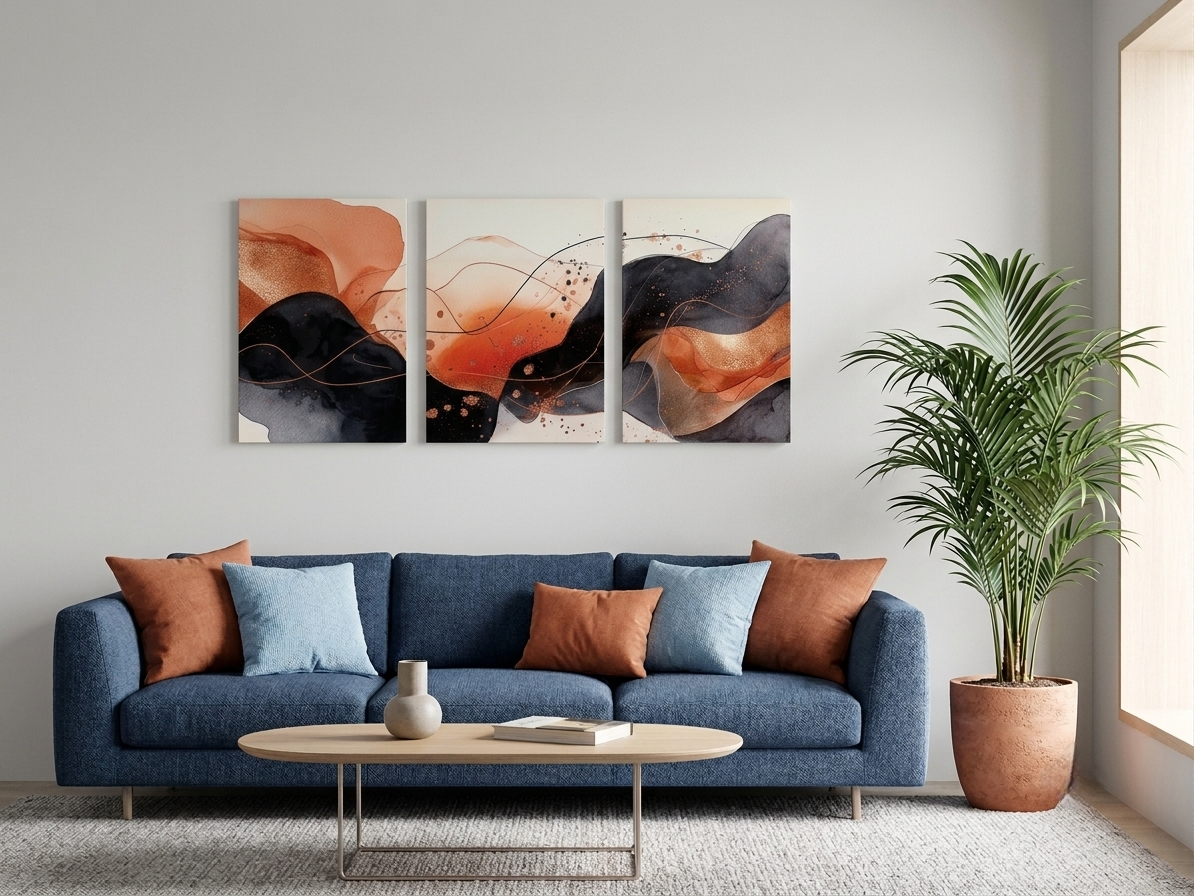 Elegant Gradient Abstract Wall Art Set