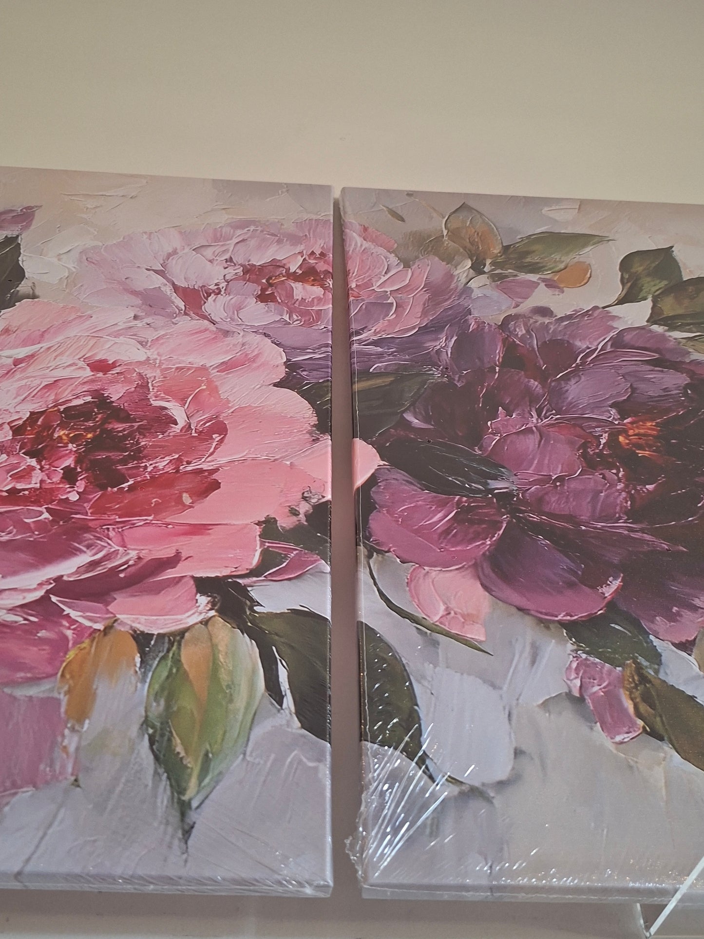 Elegant Floral Canvas Wall Art Set