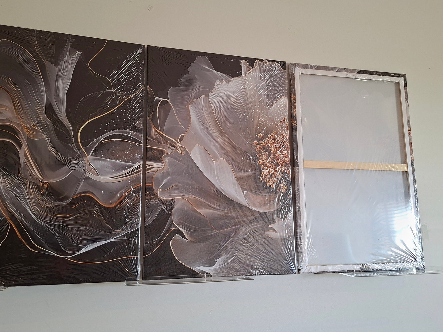 Elegant Bloom Canvas Wall Art Set
