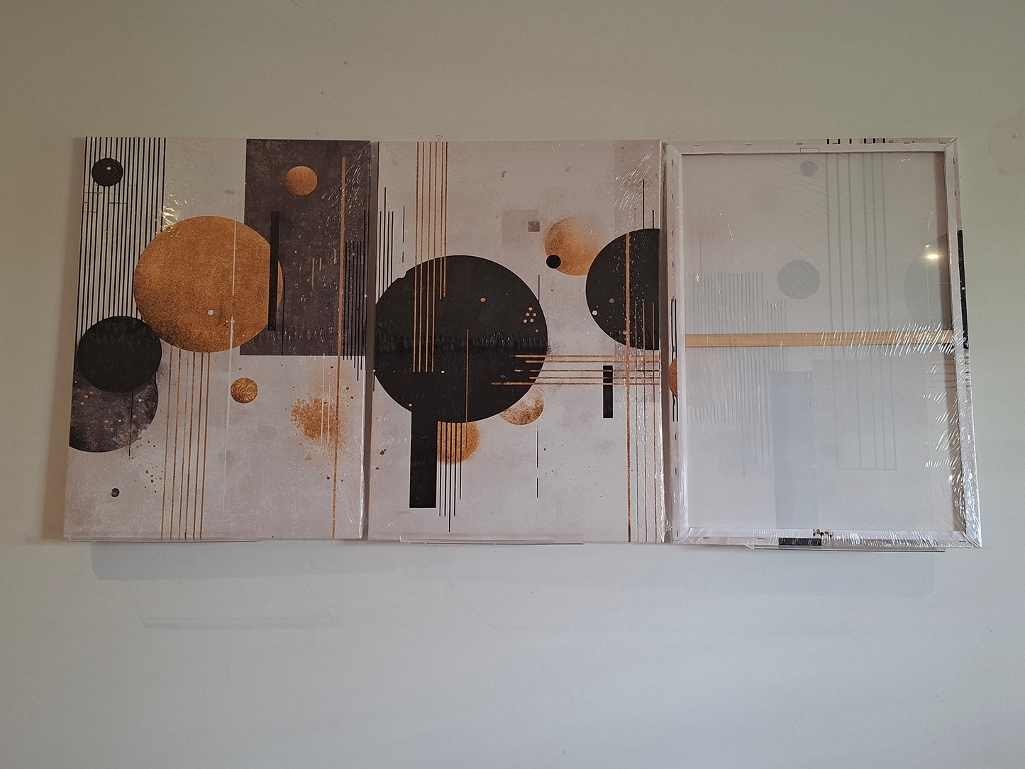 Elegant Abstract Geometric Canvas Print Wall Art