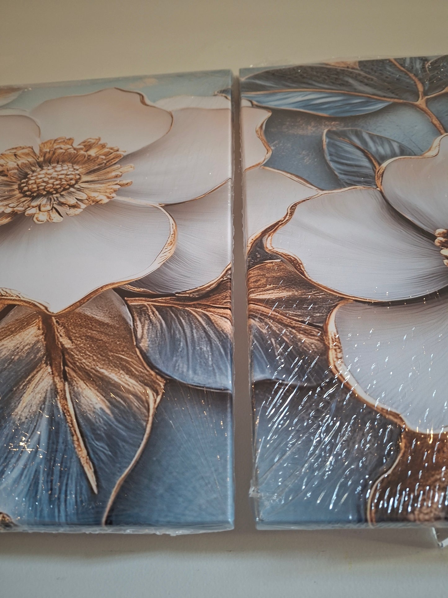 Luxury Floral Canvas Wall Art Set