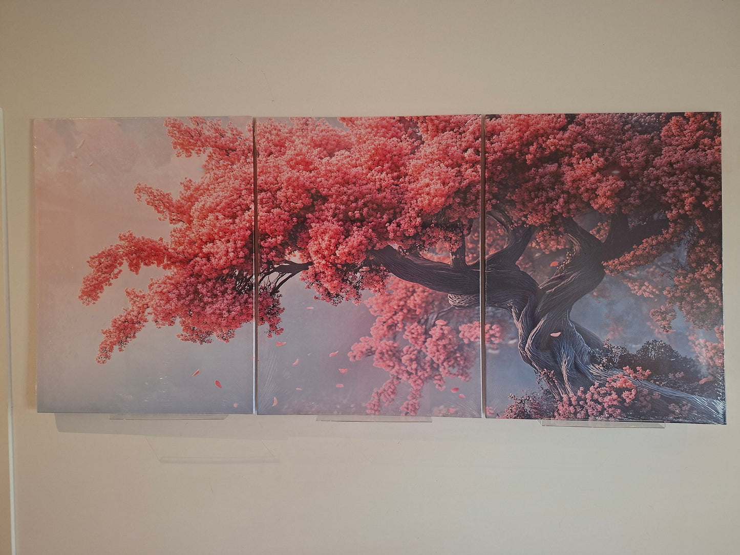 Cherry Blossom Tree Wall Art Set