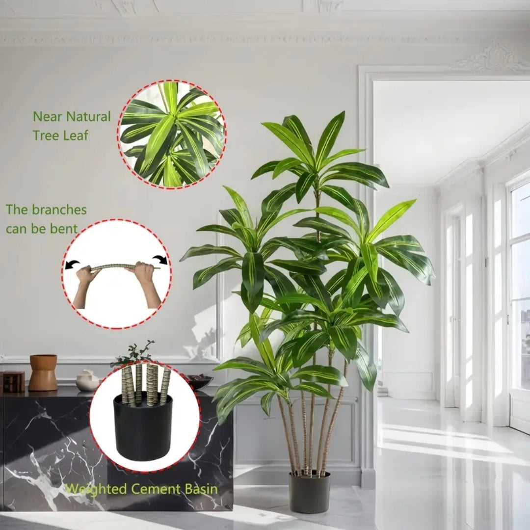 Artificial Corn Plant – Tropical Evergreen Accent Decor