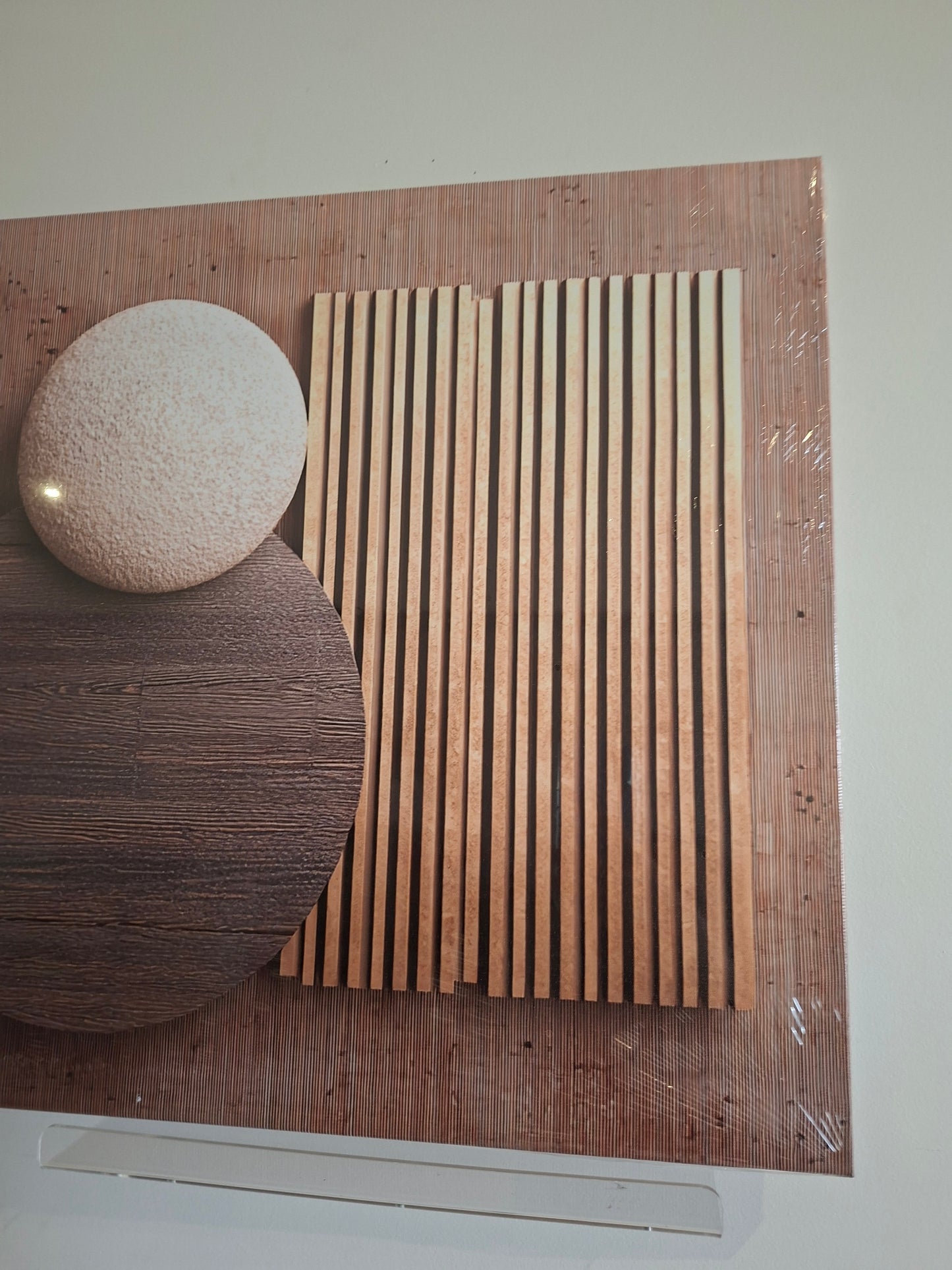 Minimalist Abstract Textured Look Wall Art 1pc