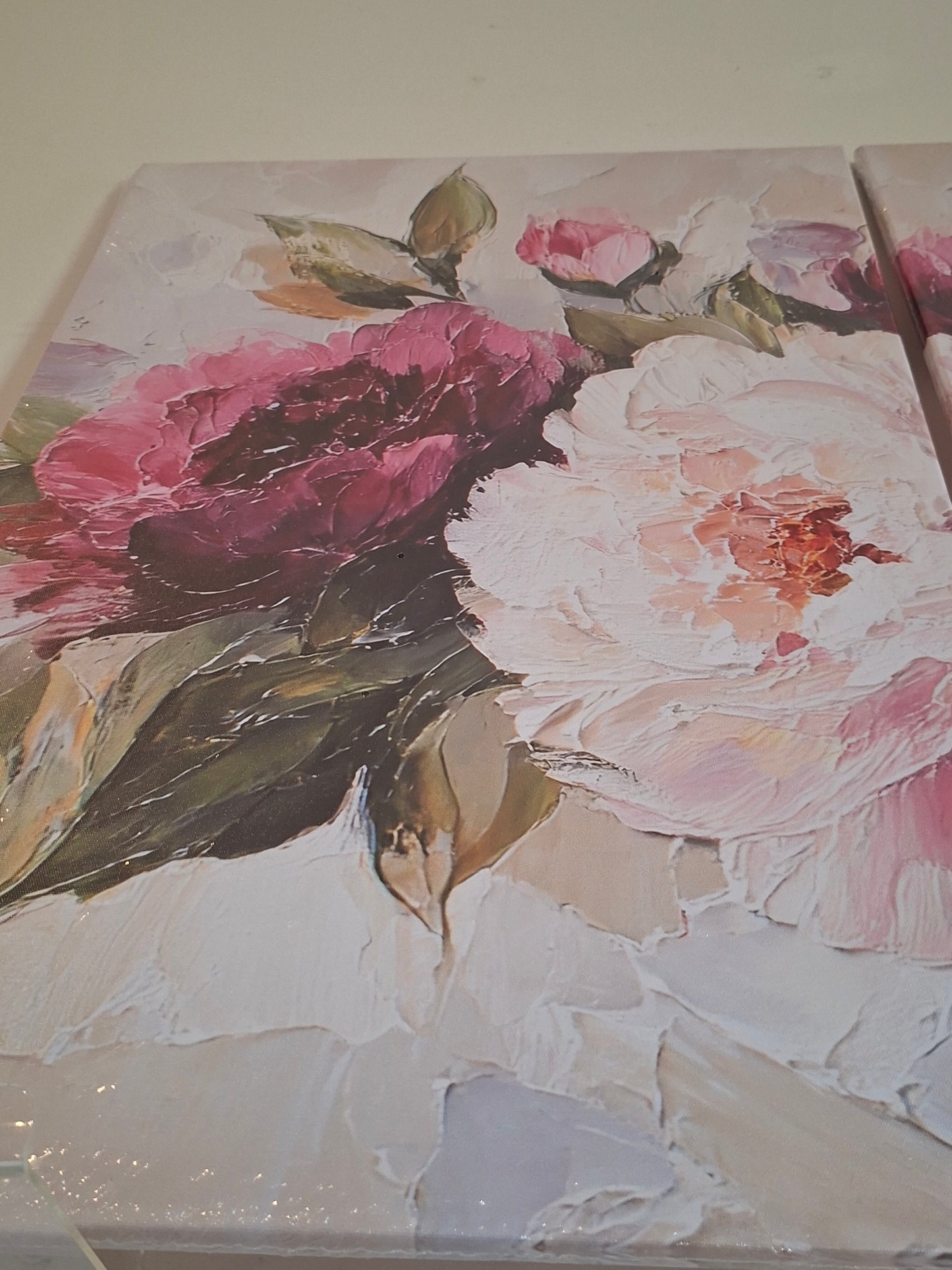 Elegant Floral Canvas Wall Art Set