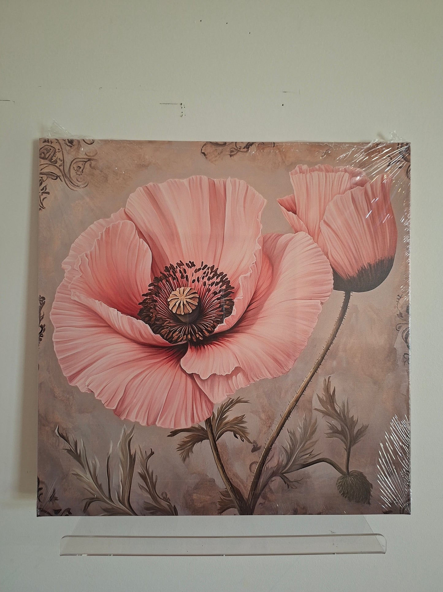 Romantic Floral Canvas Wall Art Set