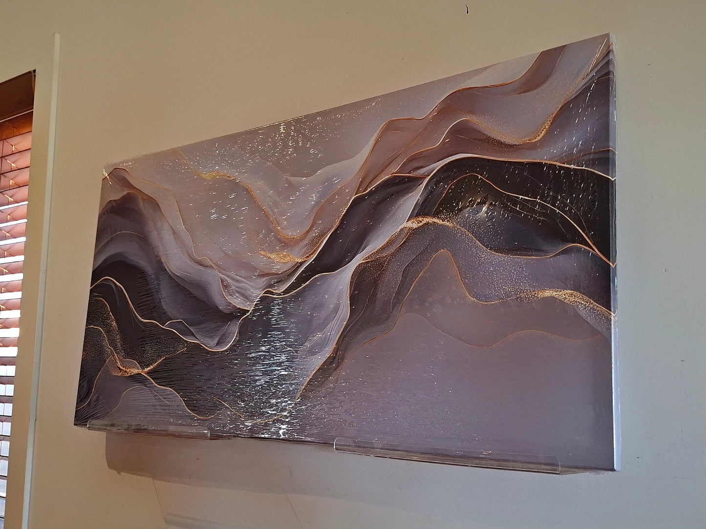 Abstract Fluid Canvas Wall Art 1pc