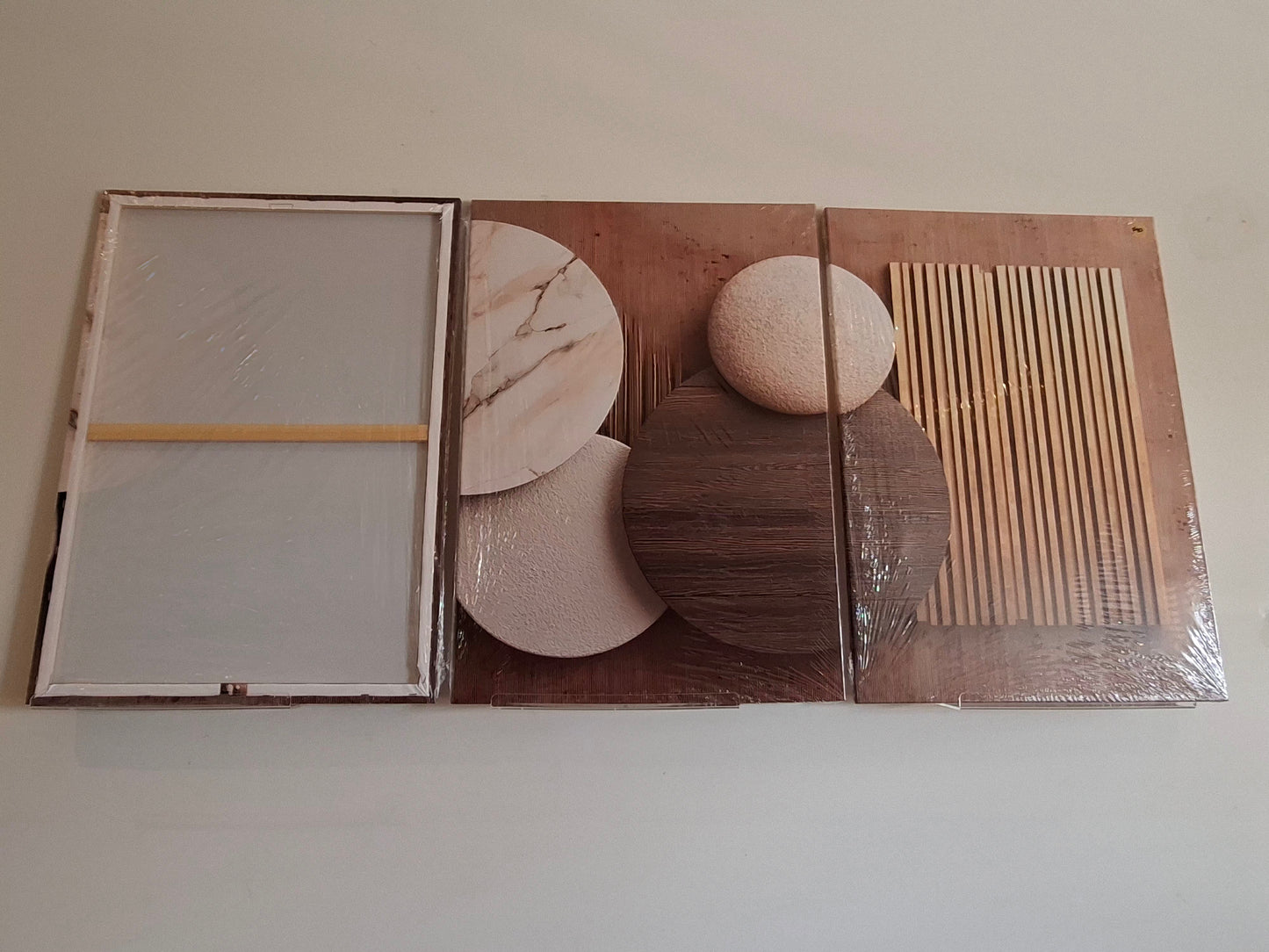 Modern Minimalist Vertical Canvas Wall Art Set