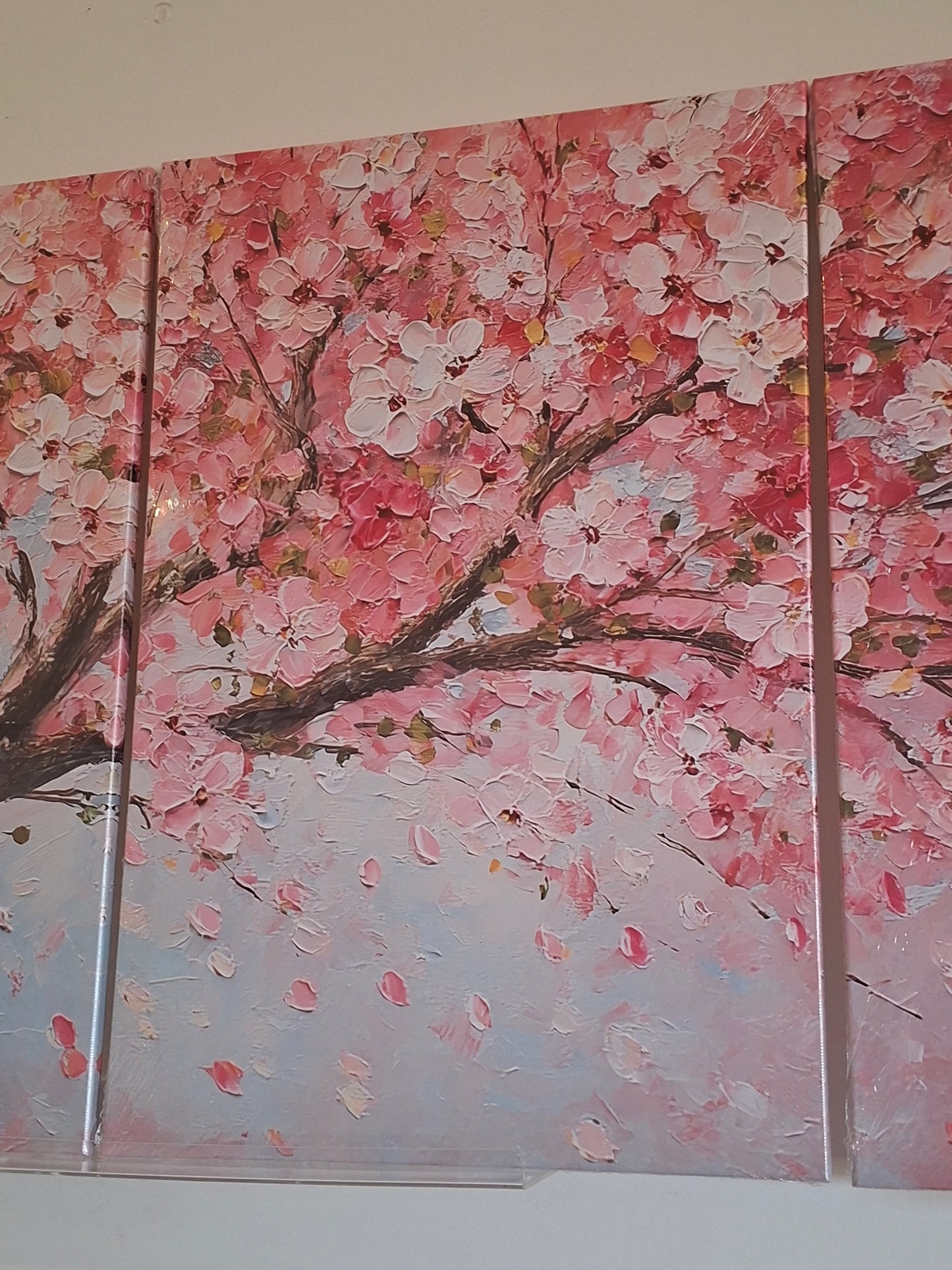 Cherry Blossom Canvas Wall Art Set