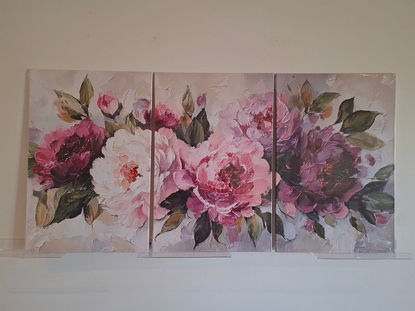Elegant Floral Canvas Wall Art Set