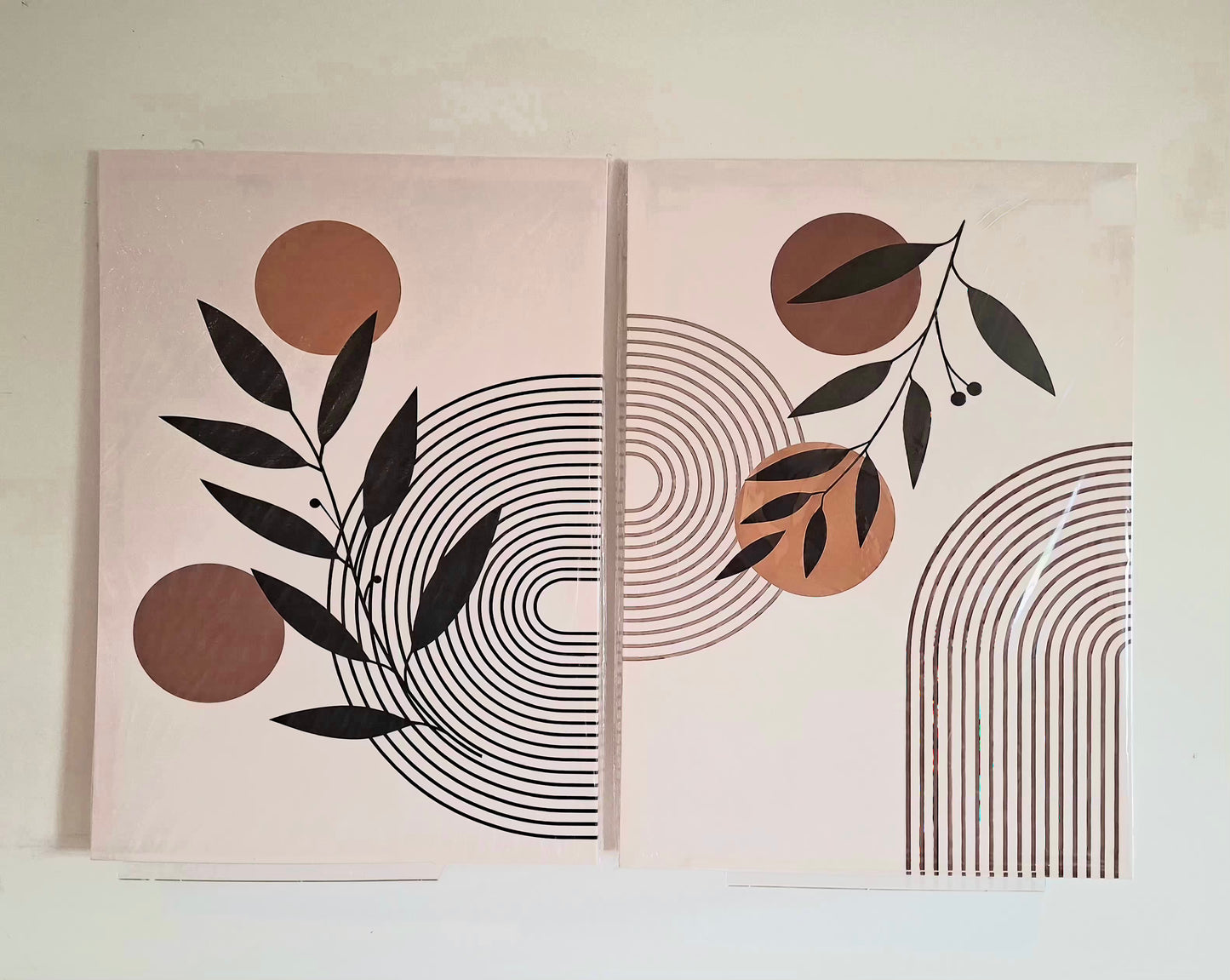 Bohemian Geometric & Nature Canvas Print Wall Art
