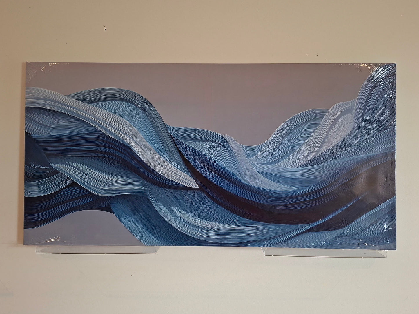 Modern Abstract Wave Canvas Wall Art - 1pc
