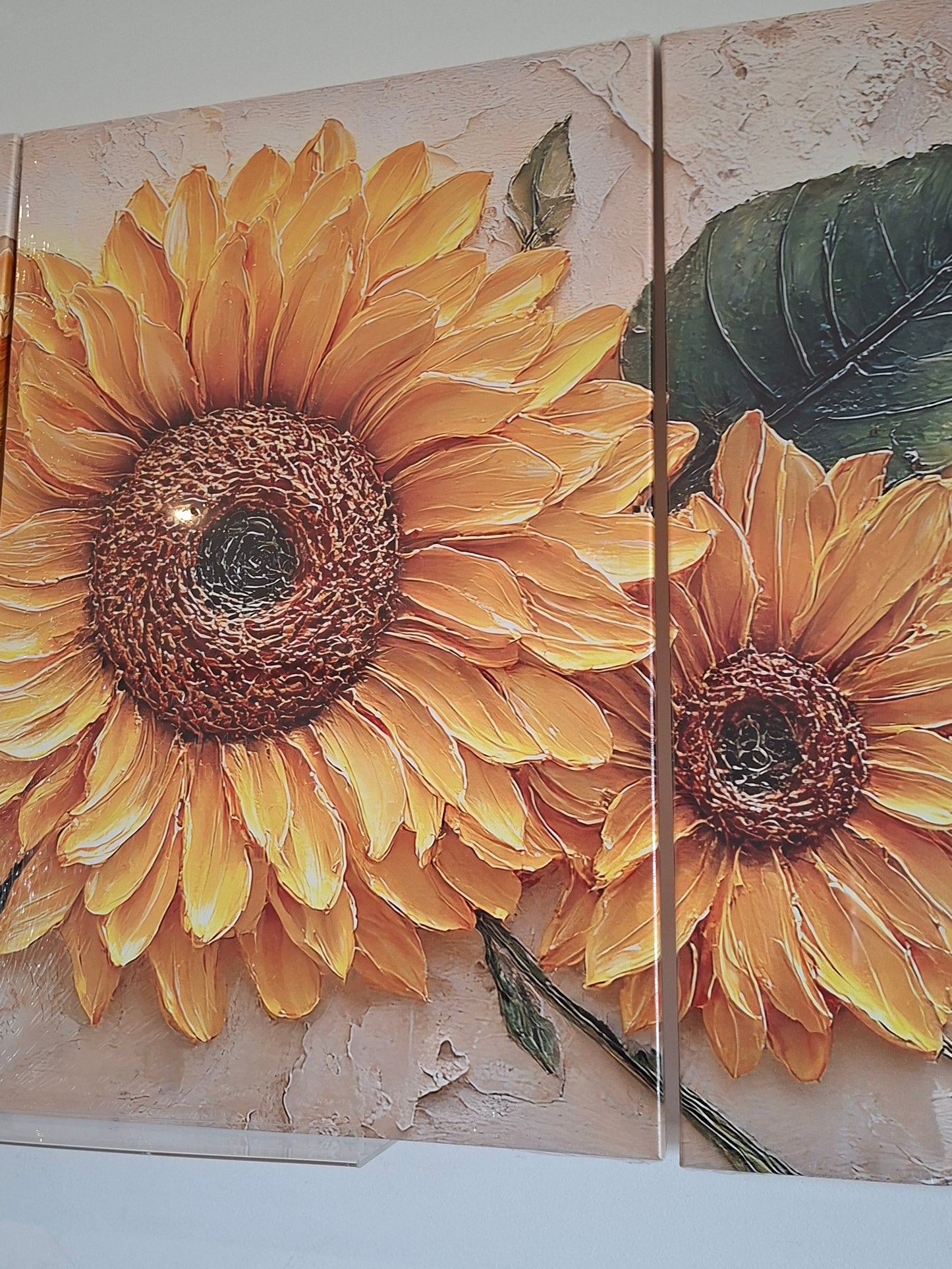 Sunflower Canvas Wall Art Set