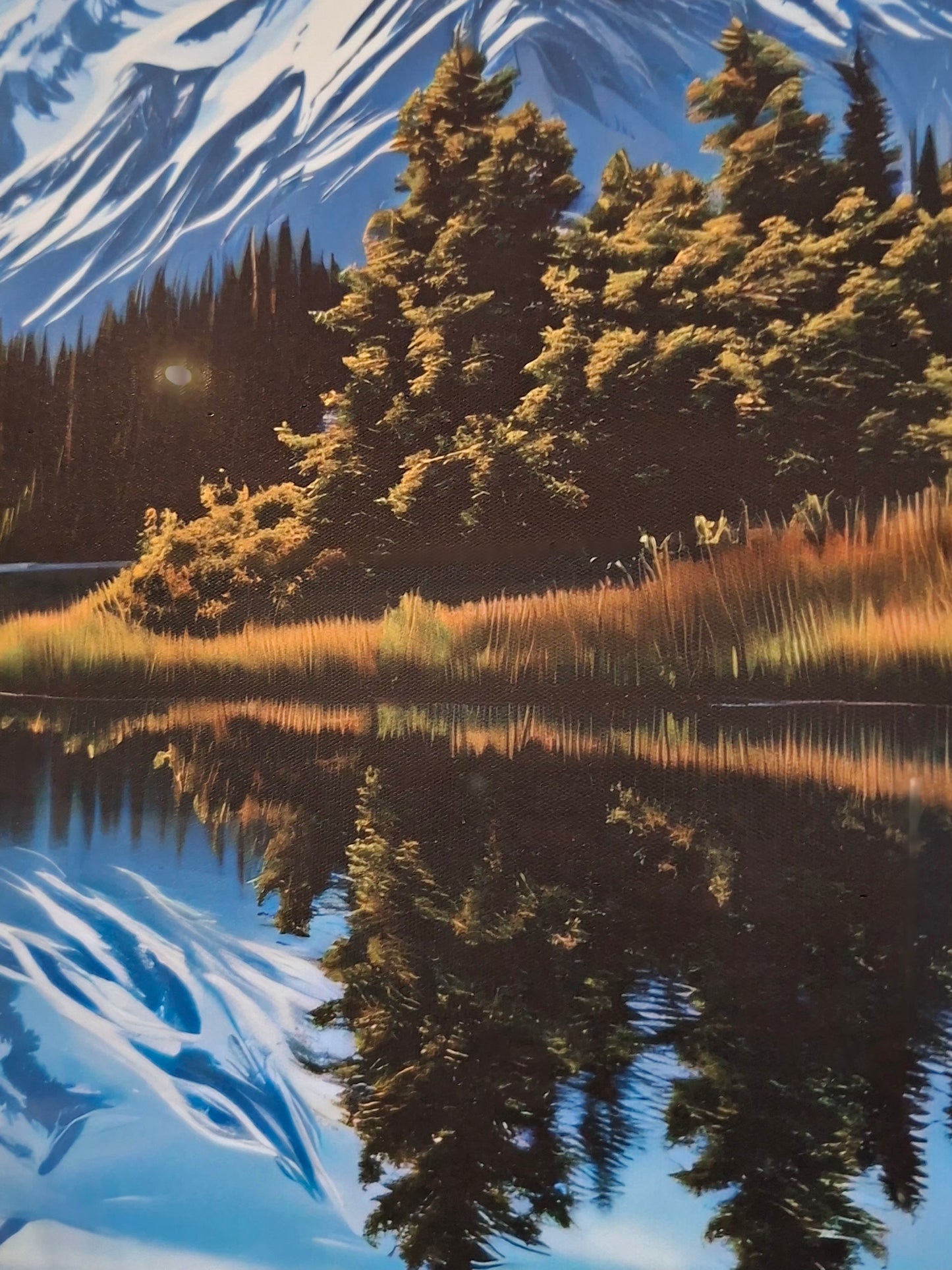 Mountain Lake Landscape Canvas Wall Art Set – Serene Nature Décor