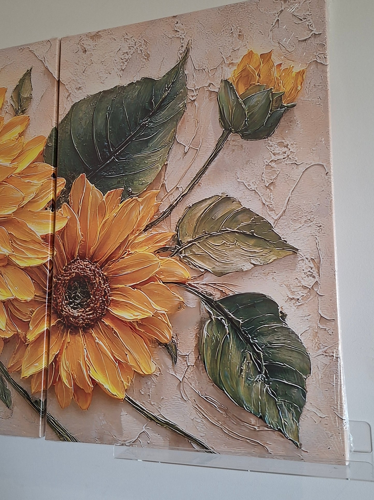Sunflower Canvas Wall Art Set