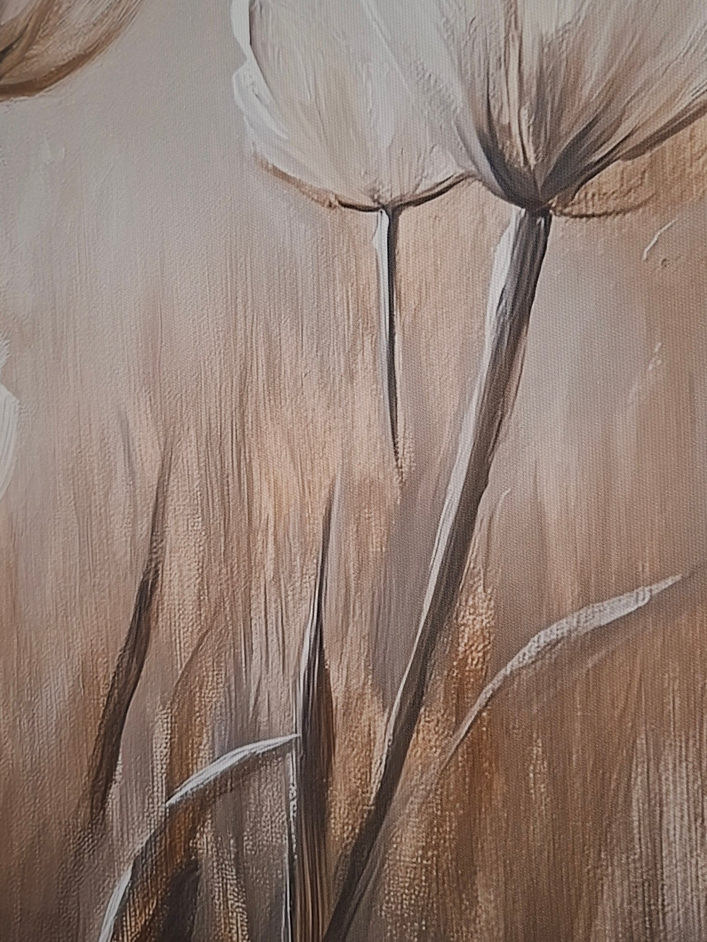 Minimalist Floral Canvas Print Wall Art - 1pc