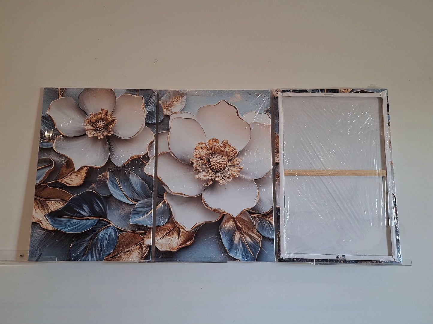 Luxury Floral Canvas Wall Art Set