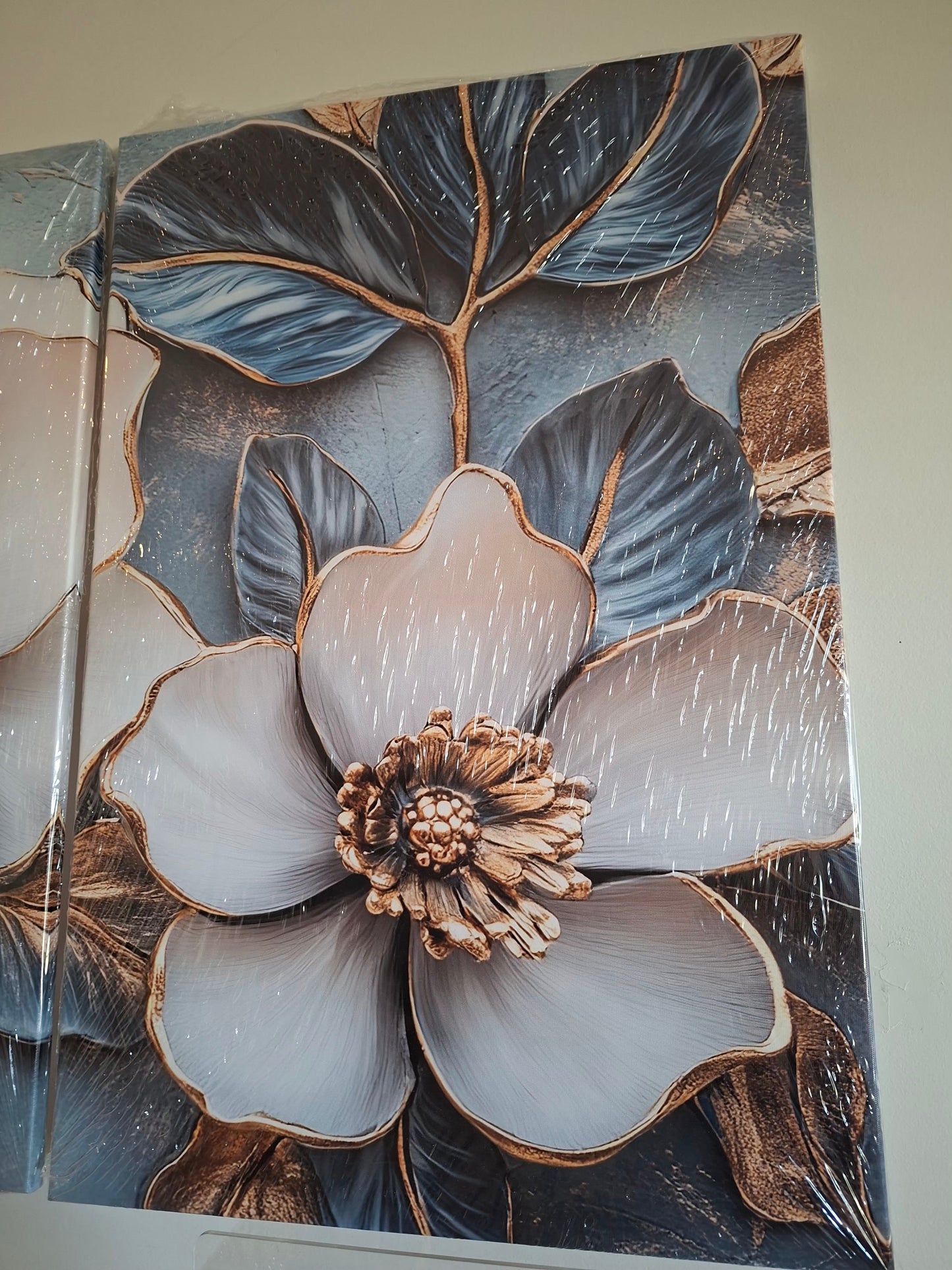 Luxury Floral Canvas Wall Art Set