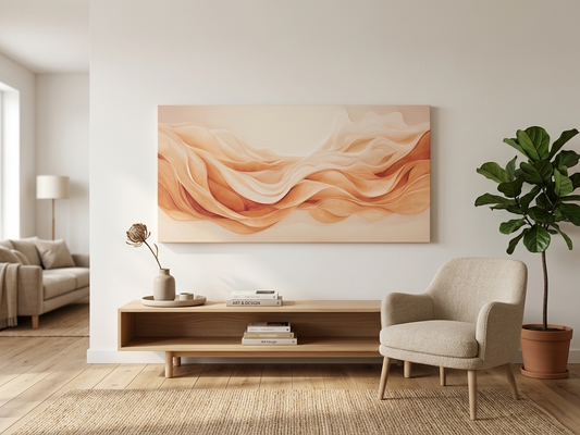 Vintage Flow Canvas Print Wall Art - 1pc