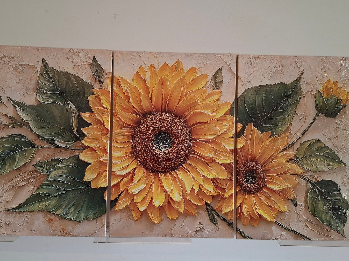 Sunflower Canvas Wall Art Set
