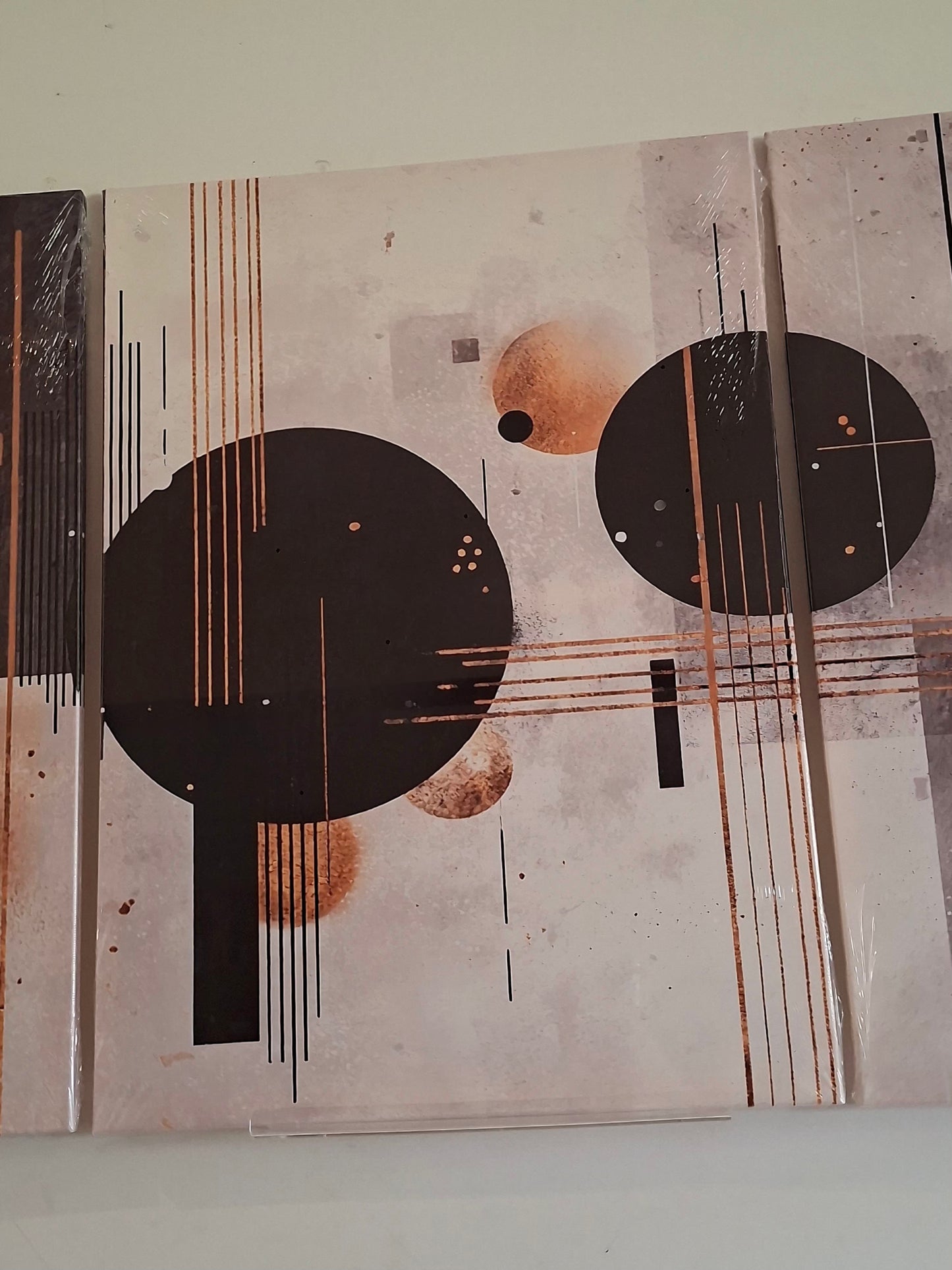 Elegant Abstract Geometric Canvas Print Wall Art