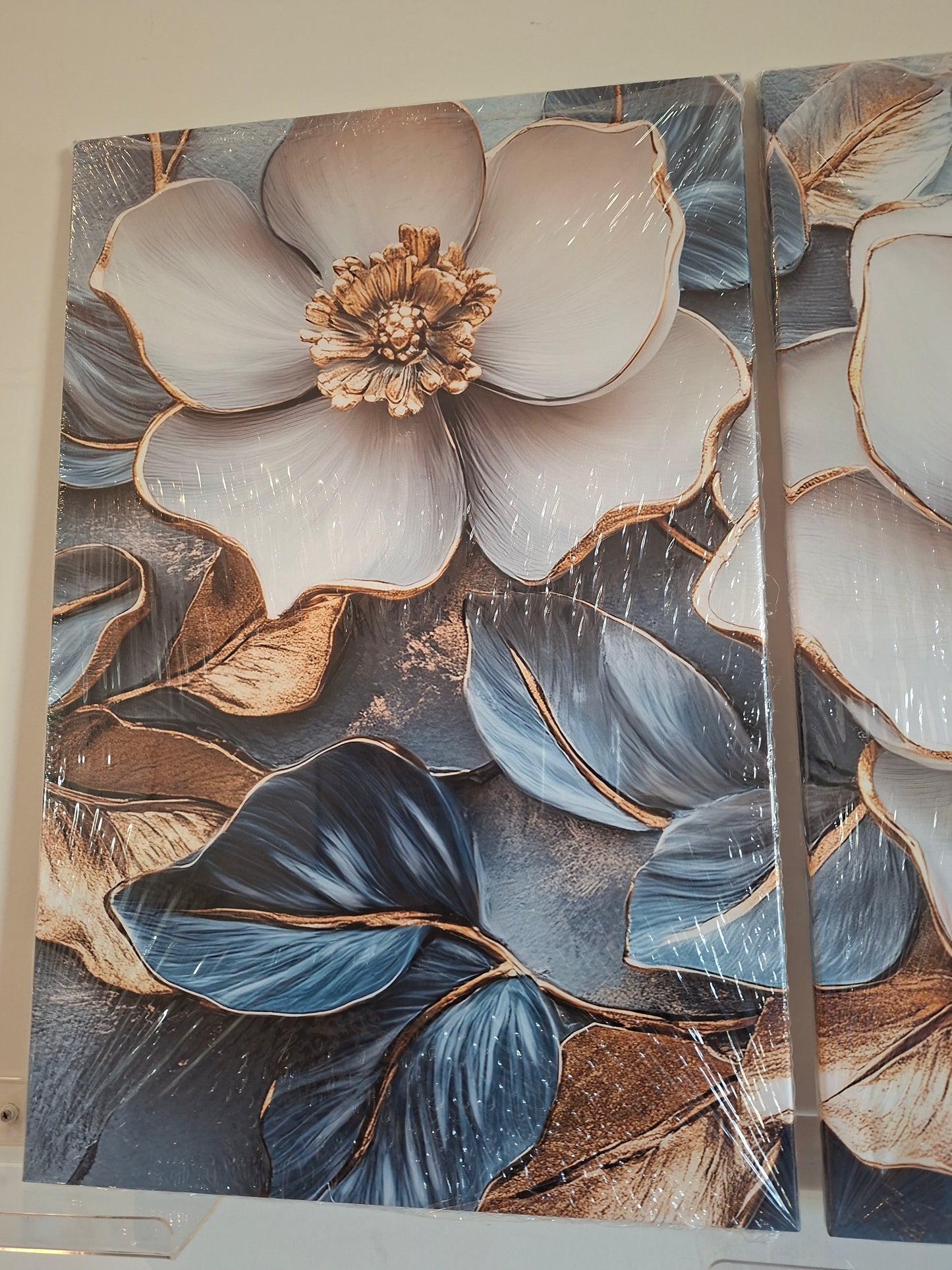 Luxury Floral Canvas Wall Art Set