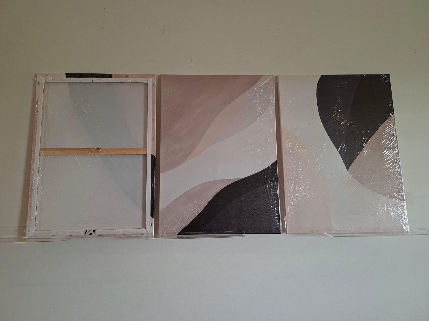 Modern Gradient Abstract Canvas Wall Art Set